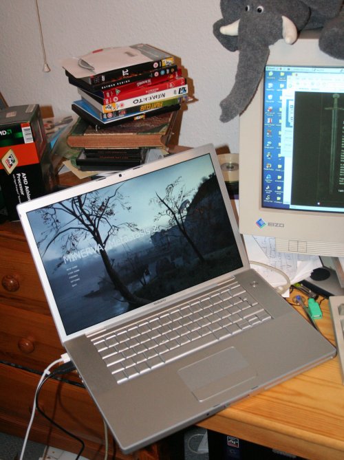 MINERVA and Half-Life 2 on an Apple MacBook Pro